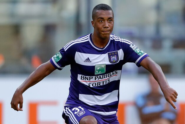 Youri Tielemans of Anderlecht during the pre-season friendly match between RSC Anderlecht and SS Lazio Roma on July 19, 2015 at the Constant Vanden Stock stadium in Brussels, Belgium.(Photo by VI Images via Getty Images)