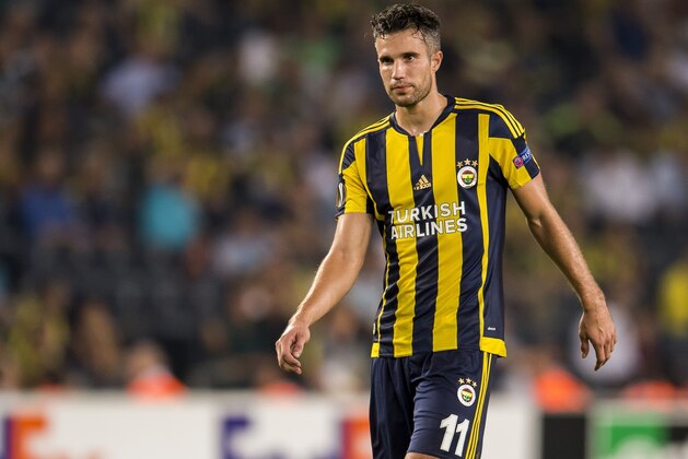 Robin van Persie of Fenerbahce during the UEFA Europa League match between Fenerbahce SK v Molde FK on September 17, 2015 at the Sukru Saracoglu stadium in Istanbul, Turkey.(Photo by VI Images via Getty Images)