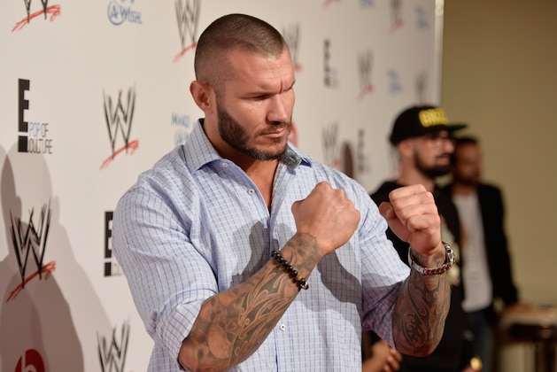 BEVERLY HILLS, CA - AUGUST 15:  WWE wrestler Randy Orton attends WWE & E! Entertainment's 'SuperStars For Hope' at the Beverly Hills Hotel on August 15, 2013 in Beverly Hills, California.  (Photo by Frazer Harrison/Getty Images for WWE)