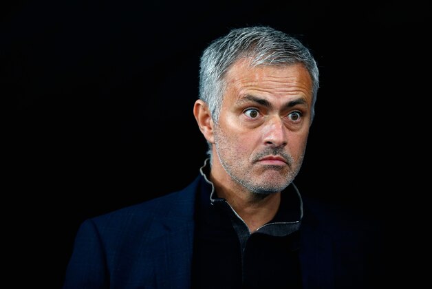 KIEV, UKRAINE - OCTOBER 20:  Jose Mourinho of Chelsea looks on prior to kick off during the UEFA Champions League Group G match between FC Dynamo Kyiv and Chelsea at the Olympic Stadium on October 20, 2015 in Kiev, Ukraine.  (Photo by Clive Rose/Getty Images)