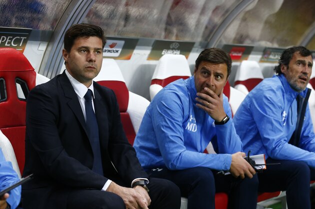 MONACO - OCTOBER 01:  Mauricio Pochettino, coach of Spurs looks on during the UEFA Europa League match between AS Monaco FC and Tottenham Hotspur FC at Stade Louis II on October 1, 2015 in Monaco, Monaco.  (Photo by Julian Finney/Getty Images)