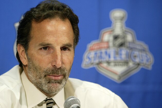 OTTAWA, CANADA - APRIL 29:  John Tortorella of the Tampa Bay Lightning speaks at a press conference after Game 5 of the Eastern Conference Quarter-finals of the Stanley Cup Playoffs on April 29, 2006 at the Scotiabank Place in Ottawa, Canada. The Ottawa Senators defeated the Tampa Bay Lightning 3-2 and won the series four games to one.  (Photo by Phillip MacCallum/Getty Images)