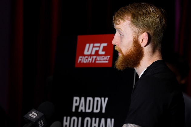 DUBLIN, IRELAND - OCTOBER 22:  Paddy Holohan of Ireland during the UFC Ultimate Media Day at 3Arena on October 22, 2015 in Dublin, Ireland. (Photo by Josh Hedges/Zuffa LLC/Zuffa LLC via Getty Images)