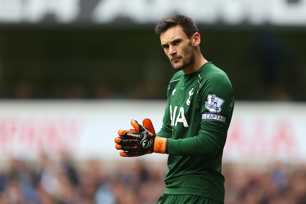 LONDON, ENGLAND - OCTOBER 17:  Hugo Lloris of Tottenham Hotspur during the Barclays Premier League match between Tottenham Hotspur and Liverpool at White Hart Lane on October 17, 2015 in London, England.  (Photo by Catherine Ivill - AMA/Getty Images)