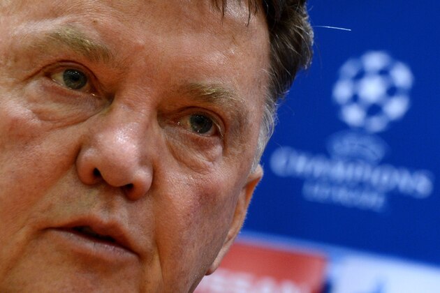 Manchester United's Dutch manager Louis van Gaal speaks during a press conference at the Arena Khimki stadium outside Moscow on October 20, 2015 on the eve of the UEFA Champions League group B football match between PFC CSKA Moscow and FC Manchester United. AFP PHOTO / KIRILL KUDRYAVTSEV        (Photo credit should read KIRILL KUDRYAVTSEV/AFP/Getty Images)