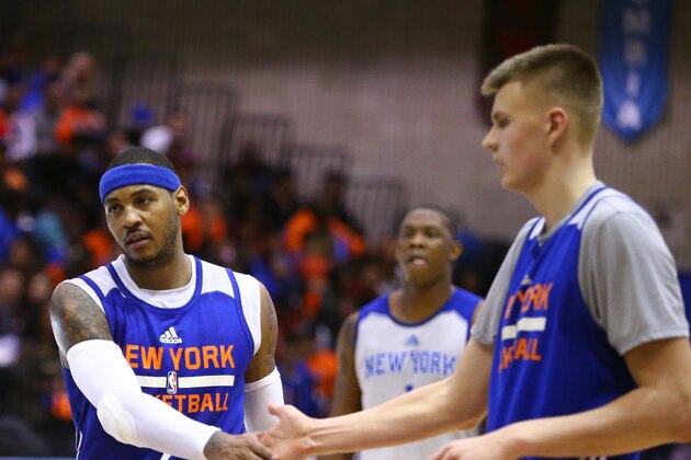 NEW YORK, NY - OCTOBER 25:  Carmelo Anthony