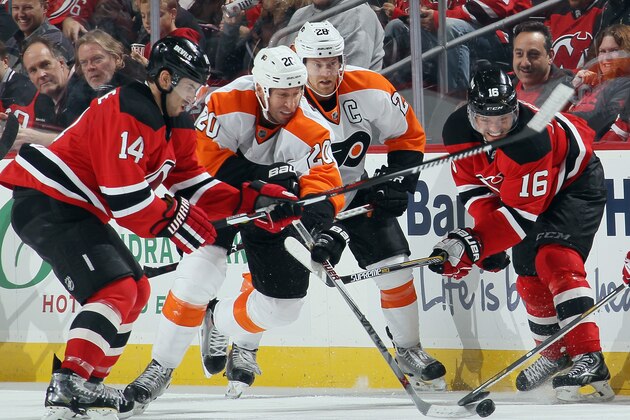 NEWARK, NJ - OCTOBER 02: R.J. Umberger