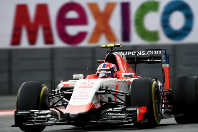 MEXICO CITY, MEXICO - OCTOBER 30: Alexander Rossi of USA and Manor Marussia during practice for the Formula One Grand Prix of Mexico at Autodromo Hermanos Rodriguez on October 30, 2015 in Mexico City, Mexico.  (Photo by Lars Baron/Getty Images)