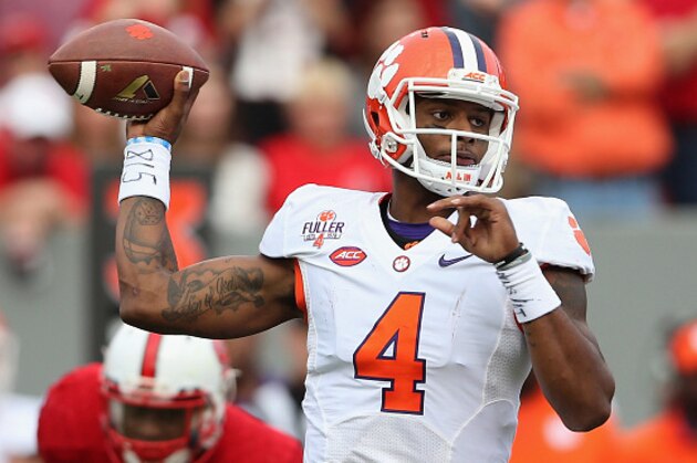 RALEIGH, NC - OCTOBER 31:  Deshaun Watson