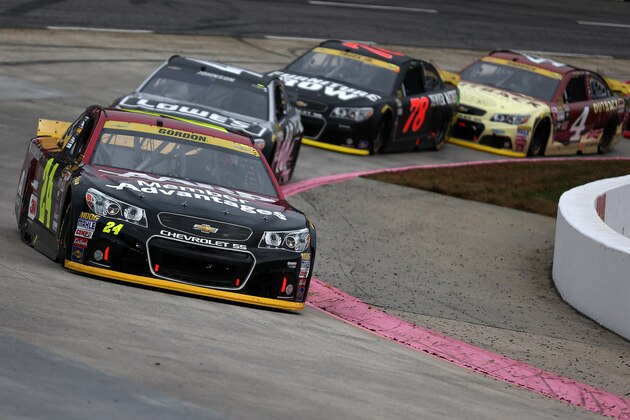 MARTINSVILLE, VA - NOVEMBER 01:  Jeff Gordon, driver of the