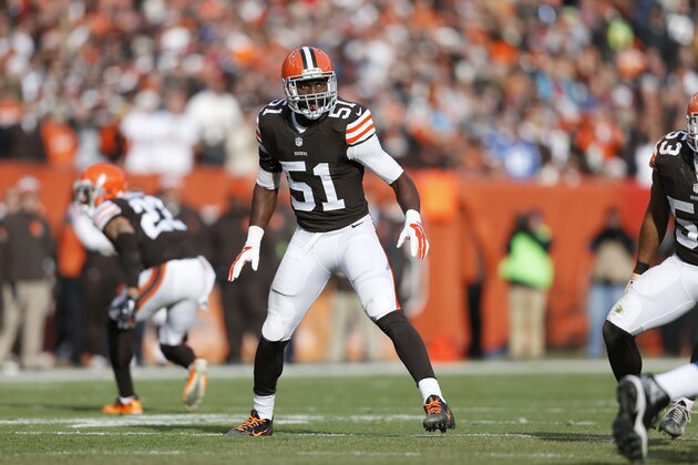 CLEVELAND, OH - DECEMBER 7: Barkevious Mingo #51 of the Cleveland Browns in action against the Indianapolis Colts during the game at FirstEnergy Stadium on December 7, 2014 in Cleveland, Ohio. The Colts defeated the Browns 25-24. (Photo by Joe Robbins/Getty Images)
