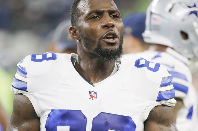Dallas Cowboys wide receiver Dez Bryant (88) looks on during an NFL football game against the Seattle Seahawks Sunday, Nov. 1, 2015, in Arlington, Texas. Seattle won 13-12. (AP Photo/Brandon Wade)