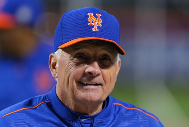 Oct 30, 2015; New York City, NY, USA; New York Mets manager Terry Collins before game three of the World Series against the Kansas City Royals at Citi Field. Mandatory Credit: Brad Penner-USA TODAY Sports
