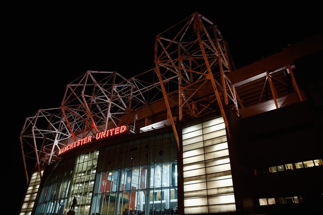 MANCHESTER, ENGLAND - OCTOBER 28:  Outside the stadium before the Capital One Cup Fourth Round match between Manchester United and Middlesbrough at Old Trafford on October 28, 2015 in Manchester, England.  (Photo by Shaun Botterill/Getty Images)