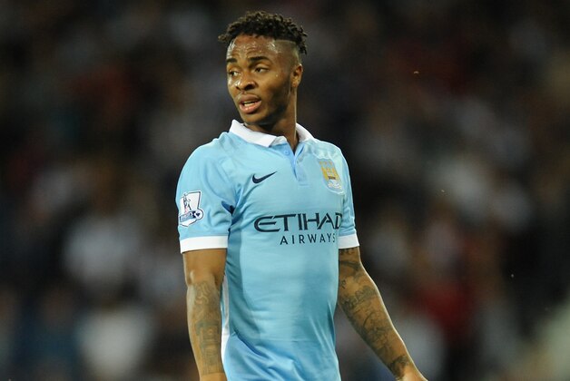 Manchester City’s Raheem Sterling looks on during the English Premier League soccer match between West Bromwich Albion and Manchester City at the Hawthorns, West Bromwich, England, Monday, Aug. 10, 2015. (AP Photo/Rui Vieira)