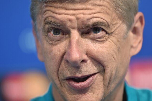 Arsenal's French coach Arsene Wenger speaks during a press conference ahead of the UEFA Champions League Group F football match between GNK Dinamo Zagreb and Arsenal FC at Maksimir Stadium in Zagreb on September 15, 2015.  AFP PHOTO / ANDREJ ISAKOVIC        (Photo credit should read ANDREJ ISAKOVIC/AFP/Getty Images)