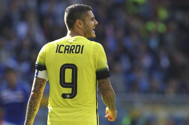 GENOA, ITALY - OCTOBER 04: Mauro Emanuel Icardi of FC Internazionale Milano looks on during the Serie A match between UC Sampdoria and FC Internazionale Milano at Stadio Luigi Ferraris on October 4, 2015 in Genoa, Italy. (Photo by Marco Luzzani/Getty Images) GENOA, ITALY - OCTOBER 04: Mauro Emanuel Icardi of FC Internazionale Milano looks on during the Serie A match between UC Sampdoria and FC Internazionale Milano at Stadio Luigi Ferraris on October 4, 2015 in Genoa, Italy. (Photo by Marco Luzzani/Getty Images)