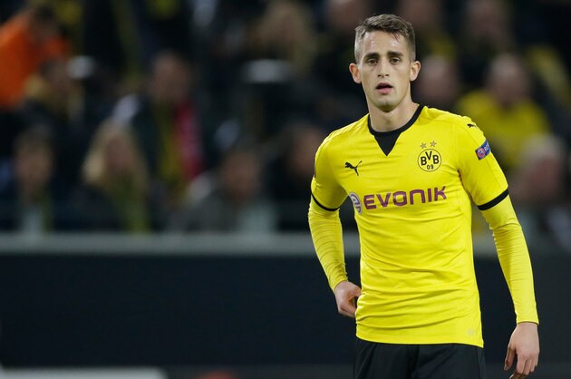 Adnan Januzaj of Borussia Dortmund during the Europa League group C match between Borussia Dortmund and Qäbälä FK on November 5, 2015 at the Signal Iduna Park stadium in Dortmund, Germany.(Photo by VI Images via Getty Images)