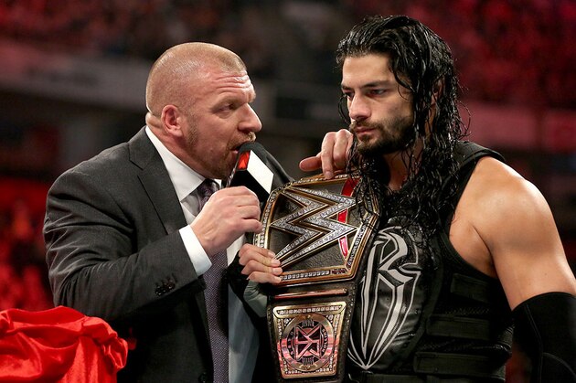 Triple H and Roman Reigns