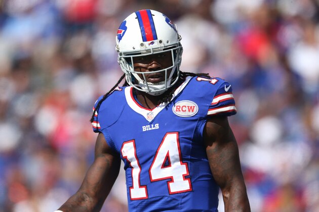 ORCHARD PARK, NY - SEPTEMBER 21: Sammy Watkins #14 of the Buffalo Bills during NFL game action against the San Diego Chargers at Ralph Wilson Stadium on September 21, 2014 in Orchard Park, New York. (Photo by Tom Szczerbowski/Getty Images)