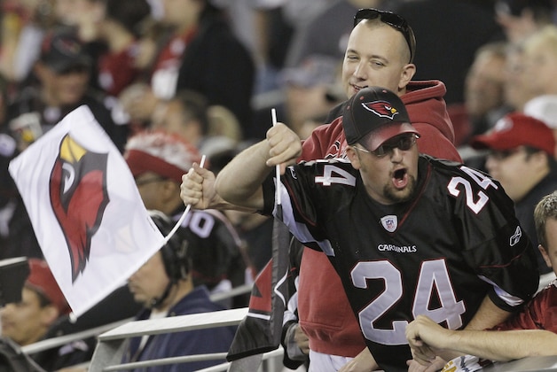 Arizona Cardinals fans boo their team during an NFL football game against the San Francisco 49ers  Monday, Nov. 29, 2010, in Glendale, Ariz.  The 49ers defeated the Cardinals 27-6. (AP Photo/Ross D. Franklin)