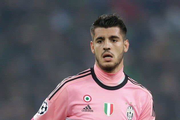 Alvaro Morata of Juventus during the UEFA Champions League group D match between Borussia Mönchengladbach and Juventus Turin on November 03, 2015 at Borussia-Park in Monchengladbach, Germany.(Photo by VI Images via Getty Images)