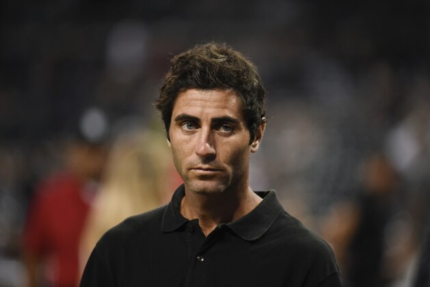 SAN DIEGO, CA - SEPTEMBER 30:  San Diego Padres general manager A.J. Preller looks on before a baseball game against the Milwaukee Brewers at Petco Park September 30, 2015 in San Diego, California.  (Photo by Denis Poroy/Getty Images)