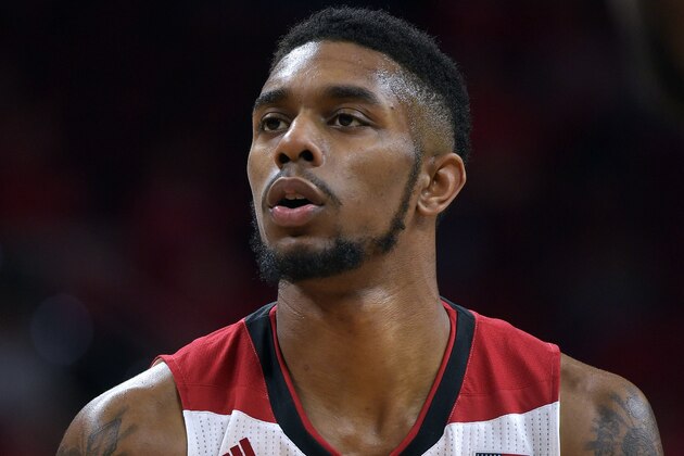 RALEIGH, NC - NOVEMBER 08: Terry Henderson #3 of the North Carolina State Wolfpack concentrates at the free throw line against the Cal State Los Angeles Golden Eagles at PNC Arena on November 8, 2015 in Raleigh, North Carolina. NC State defeated Cal State LA 71-54. (Photo by Lance King/Getty Images)