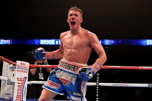LONDON, ENGLAND - MAY 30:  Nick Blackwell of England celebrates after defeating John Ryder of England during their British Middleweight Championship fight at The O2 Arena on May 30, 2015 in London, England.  (Photo by Ben Hoskins/Getty Images)