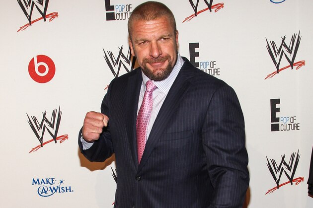 WWE Superstar Paul Levesque (AKA Triple H)  arrives at the Superstars of Hope honors Make A Wish Foundation event at The Beverly Hills Hotel on Thursday, August 15, 2013 in Beverly Hills, Calif. (Photo by Paul A. Hebert/Invision/AP)