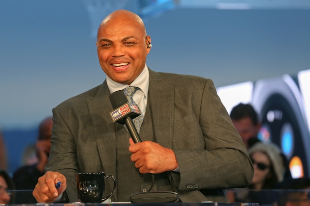 OAKLAND, CA - OCTOBER 27:  TNT Analyst Charles Barkley talks during the Opening Night Tip-off of 2015-16 season for NBA on TNT on October 27, 2015 at Pier 39 in Oakland, California. NOTE TO USER: User expressly acknowledges and agrees that, by downloading and/or using this Photograph, user is consenting to the terms and conditions of the Getty Images License Agreement. Mandatory Copyright Notice: Copyright 2015 NBAE (Photo by Tim Cattera/NBAE via Getty Images)