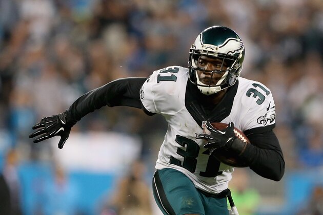 CHARLOTTE, NC - OCTOBER 25:  Byron Maxwell #31 of the Philadelphia Eagles during their game at Bank of America Stadium on October 25, 2015 in Charlotte, North Carolina.  (Photo by Streeter Lecka/Getty Images)