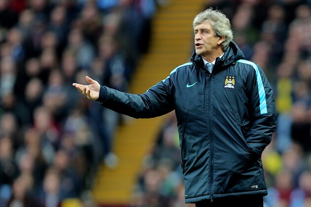 BIRMINGHAM, ENGLAND - NOVEMBER 08:  Mauuel Pellegrini the head coach / manager of Manchester City during the Barclays Premier League match between Aston Villa and Manchester City at Villa Park on November 8, 2015 in Birmingham, England.  (Phoyo by James Baylis - AMA/Getty Images)