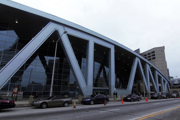 Mar 9, 2015; Atlanta, GA, USA; General view of Philips Arena before a game between the Atlanta Hawks and Sacramento Kings. Mandatory Credit: Brett Davis-USA TODAY Sports