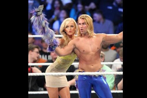 WWE Superstar Nicholas Nemeth (AKA Dolph Ziggler)  arrives at the Superstars of Hope honors Make A Wish Foundation event at The Beverly Hills Hotel on Thursday, August 15, 2013 in Beverly Hills, Calif. (Photo by Paul A. Hebert/Invision/AP)