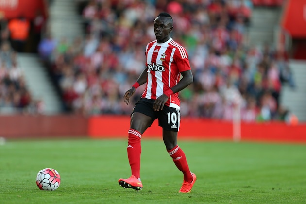SOUTHAMPTON, ENGLAND - JULY 30:  Sadio Mane of Southampton during the UEFA Europa League Qualifier between Southampton and Vitesse at St Mary's Stadium on July 30, 2015 in Southampton, England.  (Photo by Catherine Ivill - AMA/Getty Images)