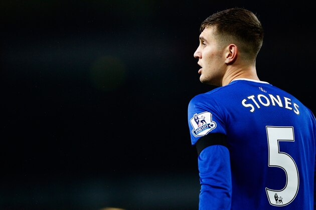 LONDON, ENGLAND - OCTOBER 24:  John Stones of Everton looks on during the Barclays Premier League match between Arsenal and Everton at Emirates Stadium on October 24, 2015 in London, England.  Photo by Dean Mouhtaropoulos/Getty Images)  (Photo by Dean Mouhtaropoulos/Getty Images)