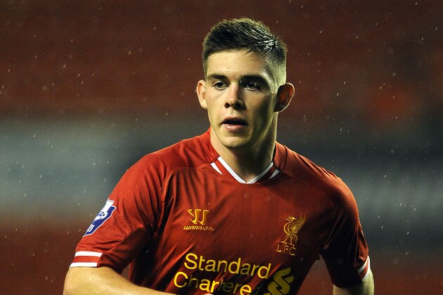 LIVERPOOL, ENGLAND - SEPTEMBER 17: Jack Dunn of Liverpool U21 in action during the Barclays U21s Premier League match between Liverpool U21 and Sunderland U21 at Anfield on September 17, 2013 in Liverpool, England. (Photo by Chris BrunskillGetty Images)