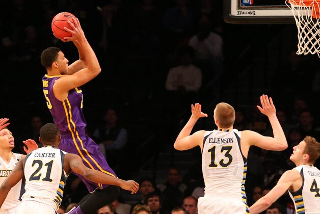 Nov 23, 2015; Brooklyn , NY, USA;  LSU Tigers forward Ben Simmons (25) shoots during the first half against the Marquette Golden Eagles at Barclays Center. Mandatory Credit: Anthony Gruppuso-USA TODAY Sports