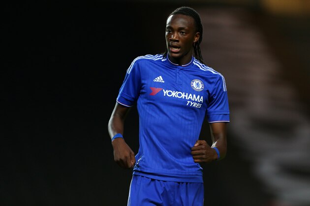 MILTON KEYNES, ENGLAND - AUGUST 03: Tammy Abraham of Chelsea during the pre-season friendly between MK Dons and a Chelsea XI at Stadium mk on August 3, 2015 in Milton Keynes, England.  (Photo by Catherine Ivill - AMA/Getty Images)