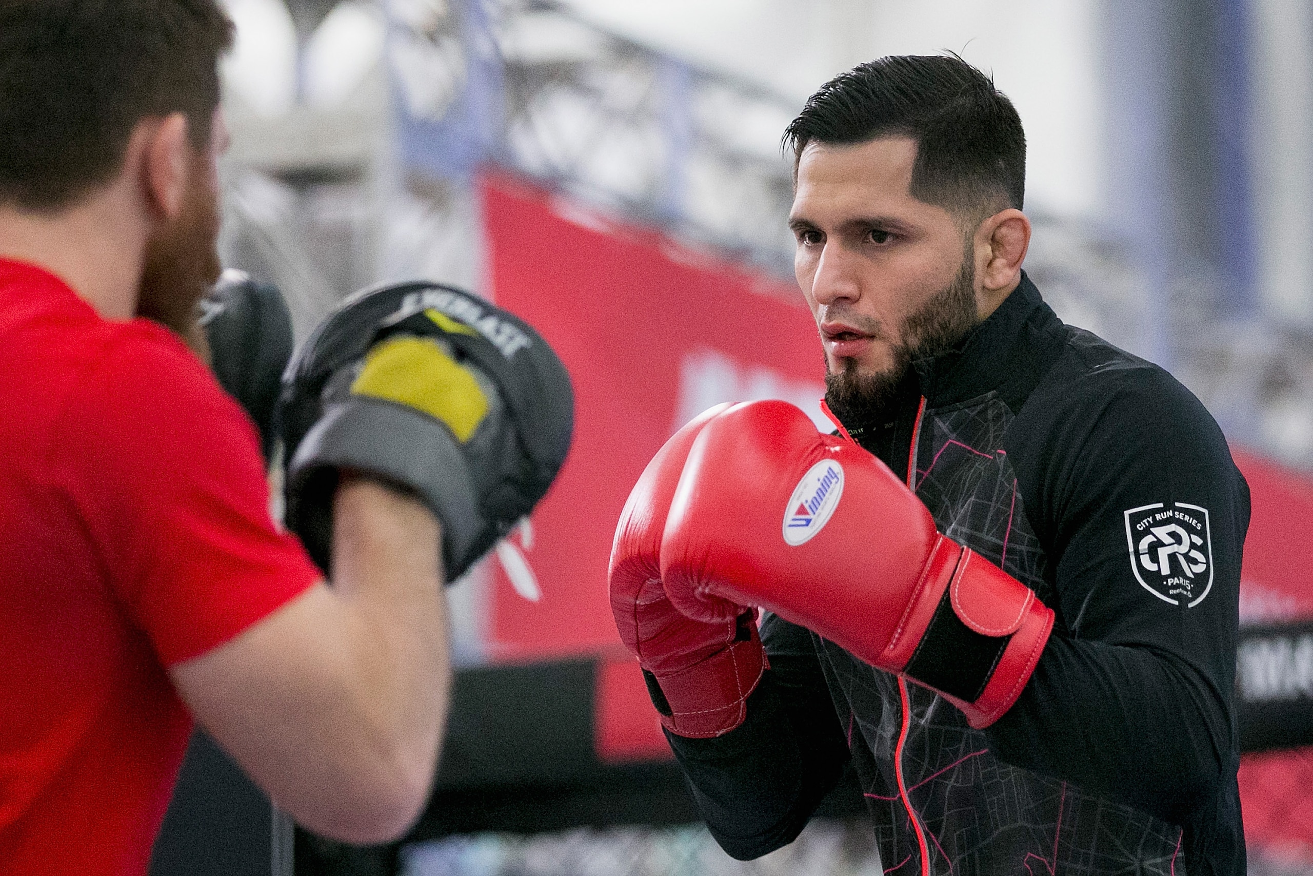 SEOUL, SOUTH KOREA - NOVEMBER 25:  Jorge Masvidal holds an open workout for fans and media during UFC Fight Night Open Workouts at Times Square on November 25, 2015 in Seoul, South Korea.  (Photo by Han Myung-Gu / Zuffa LLC/Zuffa LLC via Getty Images)