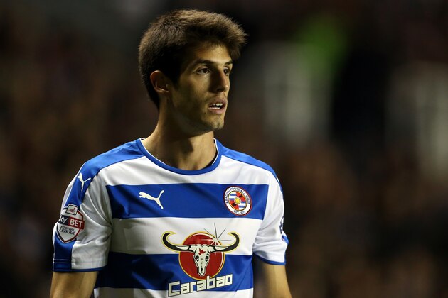READING, ENGLAND - SEPTEMBER 22:  Lucas Piazon of Reading during the Capital One Cup match between Reading and Everton at Madejski Stadium on September 22, 2015 in Reading, England.  (Photo by Catherine Ivill - AMA/Getty Images)