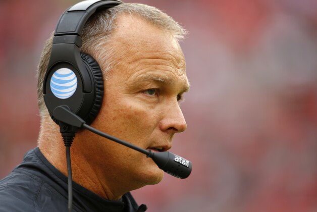 ATHENS, GA - NOVEMBER 7: Head coach Mark Richt of the Georgia Bulldogs in the fourth quarter of the game against the Kentucky Wildcats on November 7, 2015 at Sanford Stadium in Athens, Georgia. Georgia won the game 27-3. (Photo by Todd Kirkland/Getty Images)