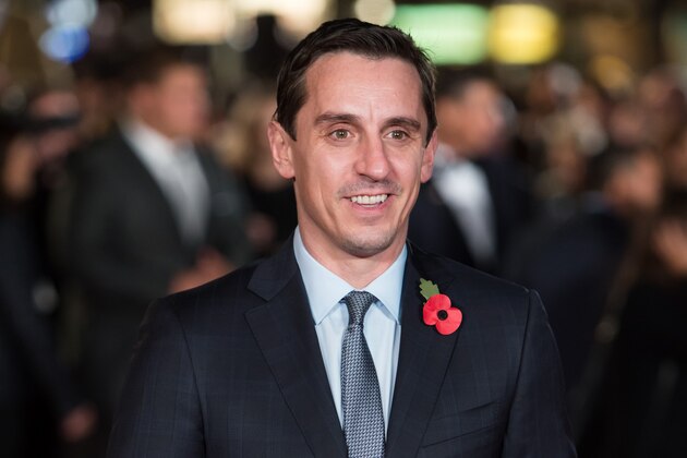LONDON, ENGLAND - NOVEMBER 09:  Gary Neville attends the World Premiere of 'Ronaldo' at Vue West End on November 9, 2015 in London, England.  (Photo by Ian Gavan/Getty Images)