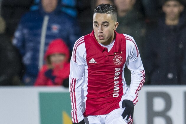 Abdelhak Nouri of Ajax during the 1/8 final Europa Youth League match between Ajax U19 and AS Roma U19 on February 24, 2015 at De Toekomst in Amsterdam, The Netherlands.(Photo by VI Images via Getty Images)