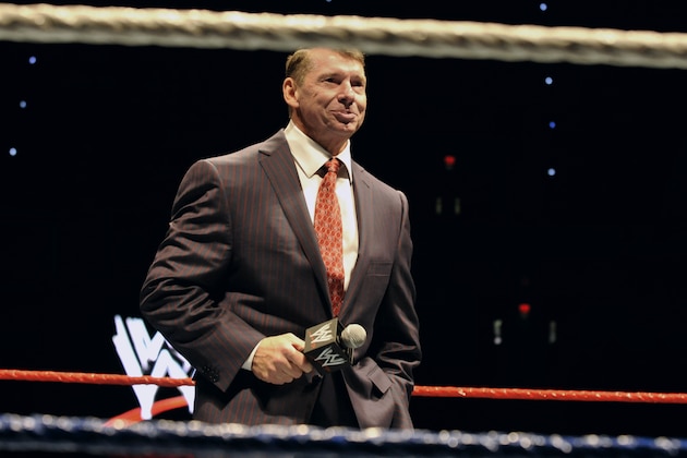 Vince McMahon, husband of Republican U.S. Senate candidate Linda McMahon, speaks to an audience during a WWE fan appreciation event in Hartford, Conn., Saturday, Oct. 30, 2010. Former World Wrestling Entertainment CEO McMahon is battling Richard Blumenthal, the Connecticut Attorney General, for the senate seat being vacated by the retiring Sen. Chris Dodd. (AP Photo/Jessica Hill) Vince McMahon, husband of Republican U.S. Senate candidate Linda McMahon, speaks to an audience during a WWE fan appreciation event in Hartford, Conn., Saturday, Oct. 30, 2010. Former World Wrestling Entertainment CEO McMahon is battling Richard Blumenthal, the Connecticut Attorney General, for the senate seat being vacated by the retiring Sen. Chris Dodd. (AP Photo/Jessica Hill)