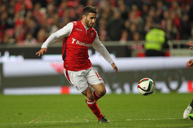 LISBON, PORTUGAL - DECEMBER 18: Braga's midfielder Rafa Silva  during the Portuguese Cup match between SL Benfica and SC Braga at Estadio da Luz on December 18, 2014 in Lisbon, Portugal. (Photo by Carlos Rodrigues/Getty Images)