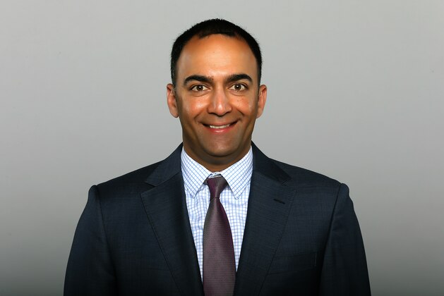 This is a 2014 photo of Paraag Marathe of the San Francisco 49ers NFL football team. This image reflects the San Francisco 49ers active roster as of Tuesday, June 17, 2014 when this image was taken. (AP Photo)