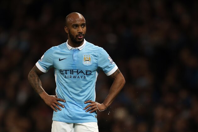MANCHESTER, ENGLAND - DECEMBER 01: Fabian Delph of Manchester City looks on during the Capital One Cup Quarter Final match between Manchester City and Hull City at Etihad Stadium on December 1, 2015 in Manchester, England. (Photo by Chris Brunskill/Getty Images)