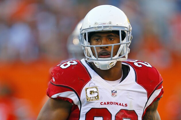 Arizona Cardinals cornerback Justin Bethel (28) lines up against the Cleveland Browns during an NFL football game Sunday, Nov. 1, 2015, in Cleveland. Arizona won 34-20. (Jeff Haynes/AP Images for Panini)